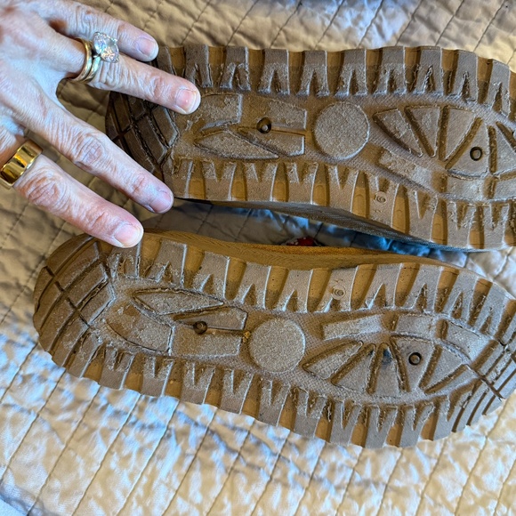 beach by matisse zen cloud slippers cognac synthetic suede knitted collar 9 - Picture 3 of 6